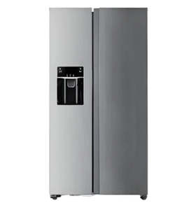 Appliances: Imprasio 513L Side by Side Fridge Freezer With Water Dispenser Stainless Steel IMSBS513