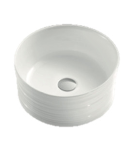 Clearance: 'PARIS' GLOSSY WHITE BASIN