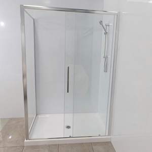 Products: Corner Shower 1400x760 Framed Sliding Door shower