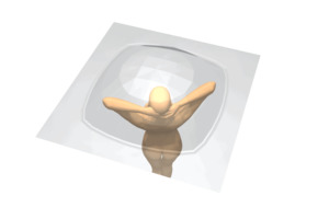 Products: Steam Stopper Square for 900x900mm and 1000x1000mm showers