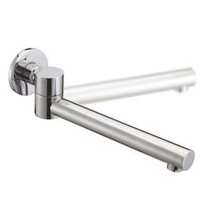 TAPWARE: PLUMBLINE TUBE WALL MOUNTED SWIVEL BATH SPOUT