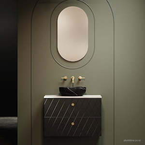 Electrical Bathroom: GALAXY 450 PILL BACKLIT LED MIRROR