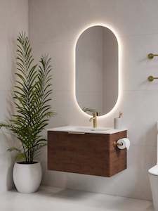 CODE EURO OVAL 550 LED BACKLIT MIRROR