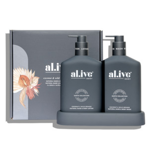 AL.IVE WASH & LOTION DUO - COCONUT & WILD ORANGE