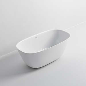 Baths Nz: CODE CERVO SOLID SURFACE 1400 FREESTANDING BATH