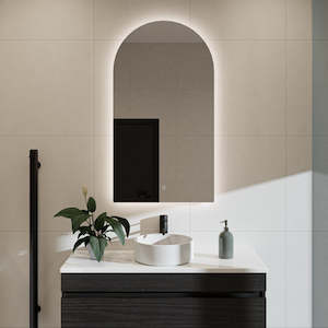 NEWTECH AMBIENCE ARCH BACK LIT MIRROR - 3 SIZES