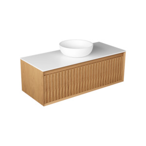 Primo Vanities: PLATO LARGO 1200 SINGLE DRAWER WALL HUNG VANITY