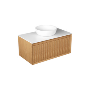 Primo Vanities: PLATO LARGO 900 SINGLE DRAWER WALL HUNG VANITY