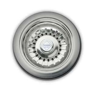 Brushed Brass Bathroom: SHAWS BASKET STRAINER WASTE