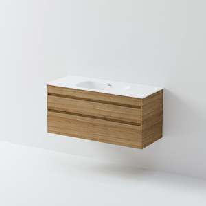 CODE LUXE 1200 WALL HUNG SINGLE BASIN VANITY DOUBLE DRAWER