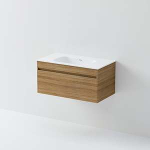 Bathroom Vanities: CODE LUXE 900 WALL HUNG VANITY SINGLE DRAWER