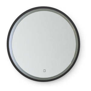 BROADWAY FRAMED ROUND LED MIRROR WITH BUILT IN DEMISTER