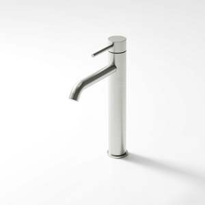 Brushed Stainless Nickel Bathroom Kitchen: AQUACOR VIDA TALL BASIN MIXER