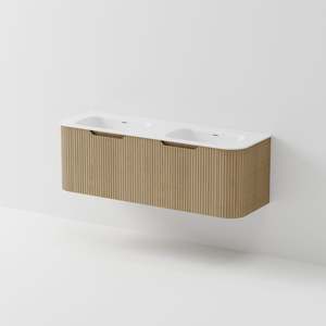 Code Interiors: CODE INTERIORS SORA 1500 WALL HUNG DOUBLE BASIN VANITY
