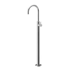 PLUMBLINE BUDDY ROUND FLOOR MOUNT BATH FILLER NO HANDSHOWER