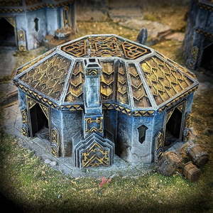 Products: Durak Deep – Dwarven House - Battle Kiwi Tabletop Wargaming Terrain and Accessories