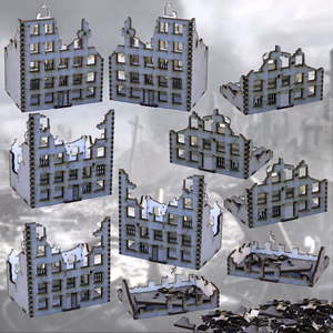 City Ruins Bundle - Battle Kiwi Tabletop Wargaming Terrain and Accessories