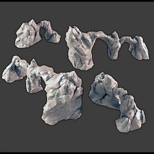 Products: Rocky Mountain Terrain pack - Battle Kiwi Tabletop Wargaming Terrain and Accessories