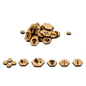 Products: Kings of War Token Set - Battle Kiwi Tabletop Wargaming Terrain and Accessories