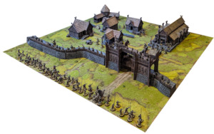 Products: Saxonia – The Walls Bundle - Battle Kiwi Tabletop Wargaming Terrain and Accessories