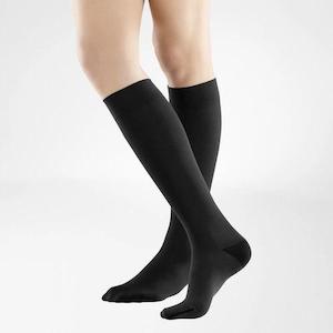 Leg Supports: VenoTrain Business Compression Stockings, Knee High, Class 1, Closed Toe, Black