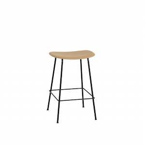 Bar Stools: Fiber Counter Stool Tube base 65cm