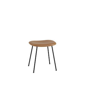 Muuto Fiber Stool: Fiber Stool Tube base 45cm - Leather