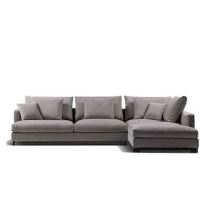 Leather Sofas: Easytime Plus L Shape RAFC LS/LC