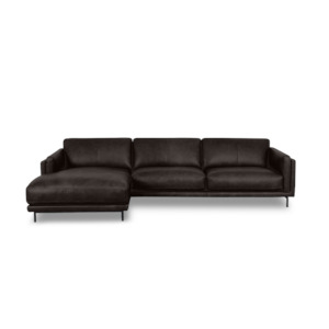 Sofas: Fraser L-Shape Sofa - Leather