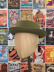 Hat: Wool Felt Pork Pie, Size L, Colour 122KHAKI