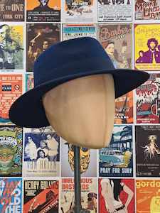 Hat: Wool Felt Indiana Jones, Size  L, Colour 200Navy