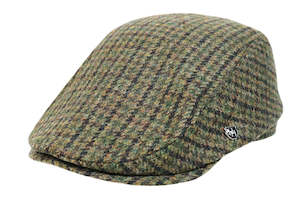 Preston English Wool Tweed Driving Cap L
