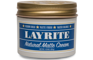 Layrite Delux Mens Grooming: Layrite Natural Matte Cream