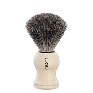 nom GUSTAV 81 CR Badger Brush - Ivory