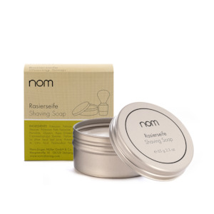 nom  Aloe Vera Shaving Soap in Tin 65g