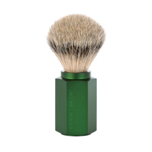 Shaving: MUHLE  FOREST Hexagon shaving brush, Silvertip badger