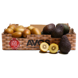 Avocados: Box of 10 Avocados and 18 Gold Kiwifruit
