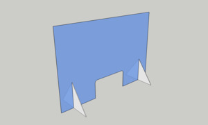 Acrylic Counter Shields - Bay Plastic