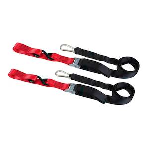 Ramps: Whites Tie-Downs - Black / Red