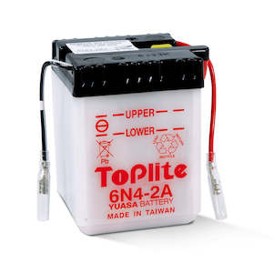TOPLITE (YUASA) BATTERY 6N4-2A