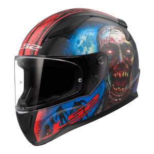 Apparel 1: LS2 FF353 Rapid II Zombie - Matte Black / Red / White
