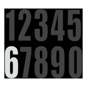 DRC Motion Standard Number MX3 White "6