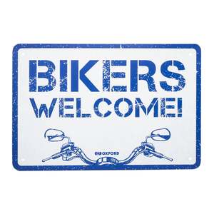 Workshop: Oxford Garage Metal Sign: "Welcome"