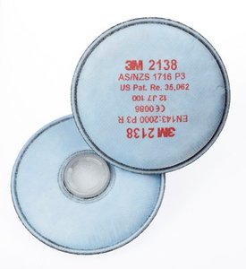 Filters: 3M Particulate Filter 2138 GP2/GP3