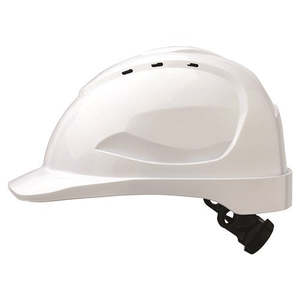 Hard Hats Accessories: V9 Hard Hat - Vented - Ratchet Harness