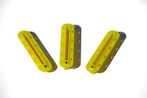 Products: Single Tab Fin Plug Alternative Option Yellow