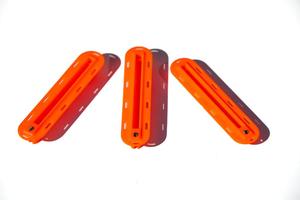 Single Tab Fin Plug Alternative Option Salmon