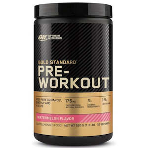 Optimum Nutrition: OPTIMUM NUTRITION GOLD STANDARD PRE WORKOUT 55 SERVES