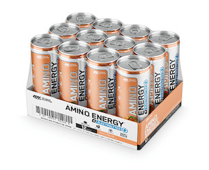 Optimum Nutrition: OPTIMUM NUTRITION AMINO ENERGY RTD CARBONATED CASE OF 12