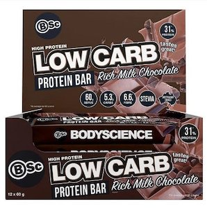 Protein Bars Snacks: BSC HIGH PROTEIN LOW CARB BOX OF 12